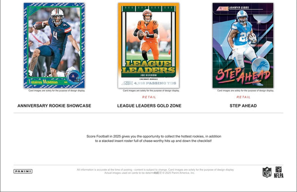 Panini Score NFL 2025 Retail Pack