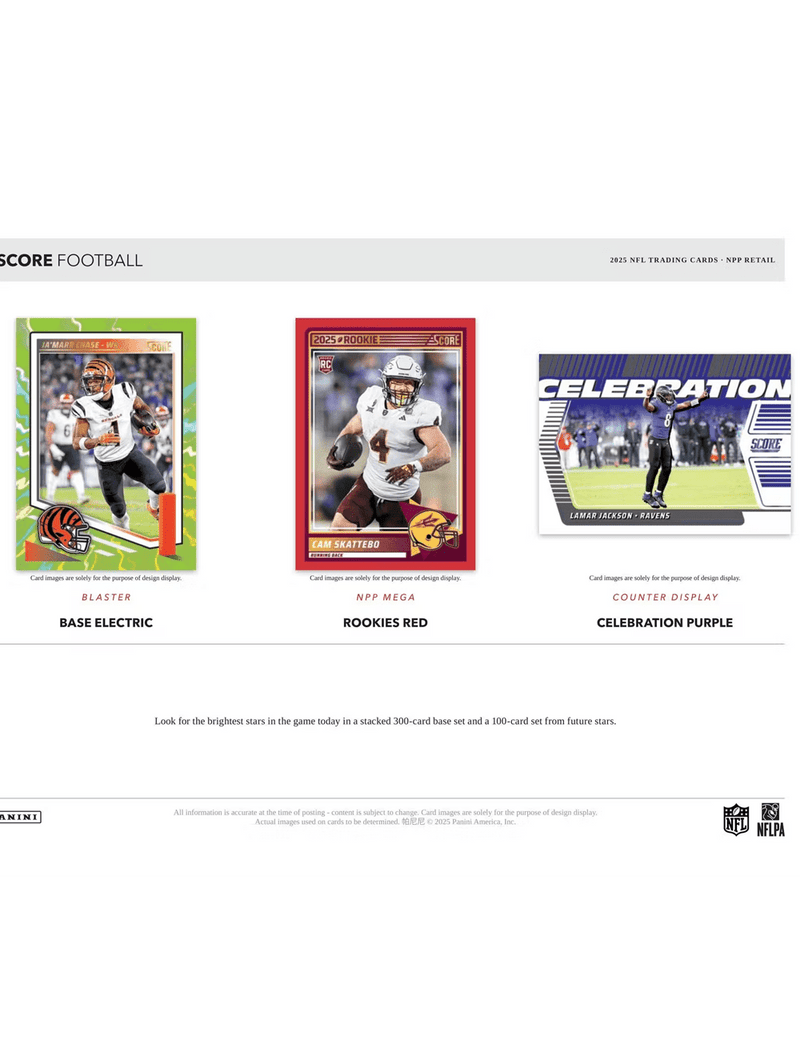 Panini Score NFL 2025 Blaster Box