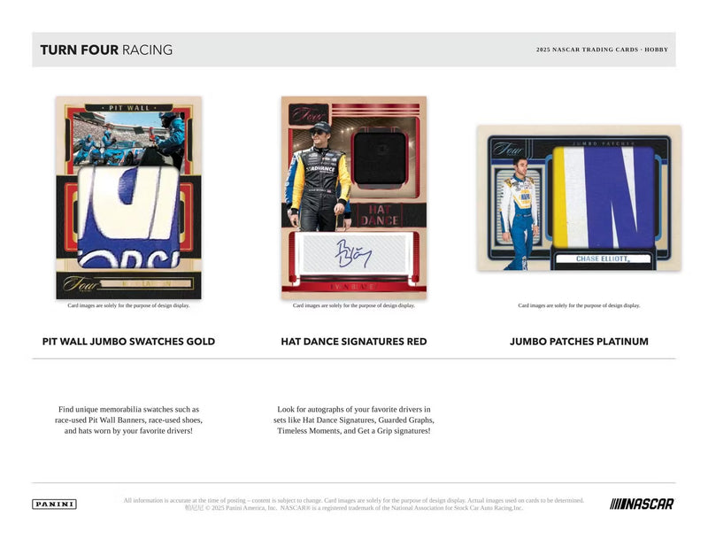 Panini NASCAR 2025 Turn Four Hobby Box