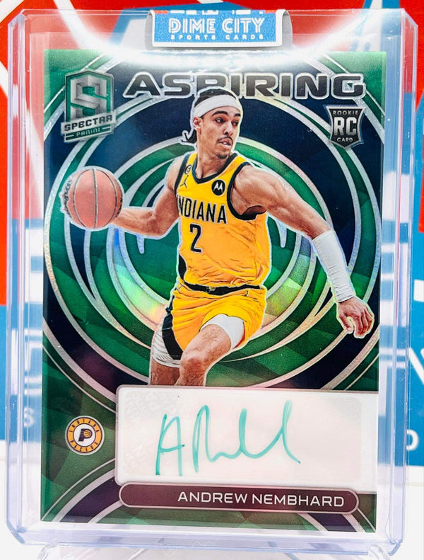 Panini Spectra 2022/23 Aspiring Rookie Autograph #/50