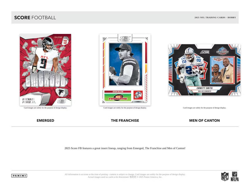 Panini NFL Score 2025 Hobby Box