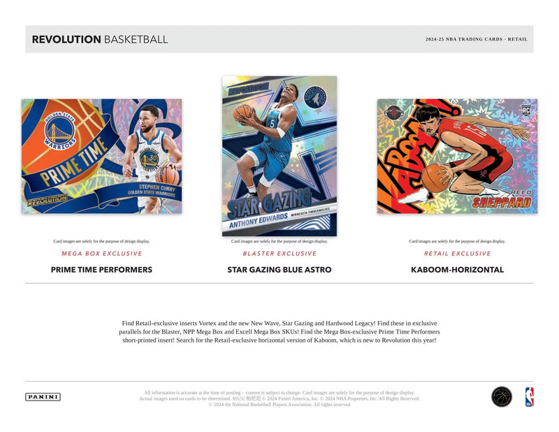 Panini Revolution NBA 2024-25 Mega Box
