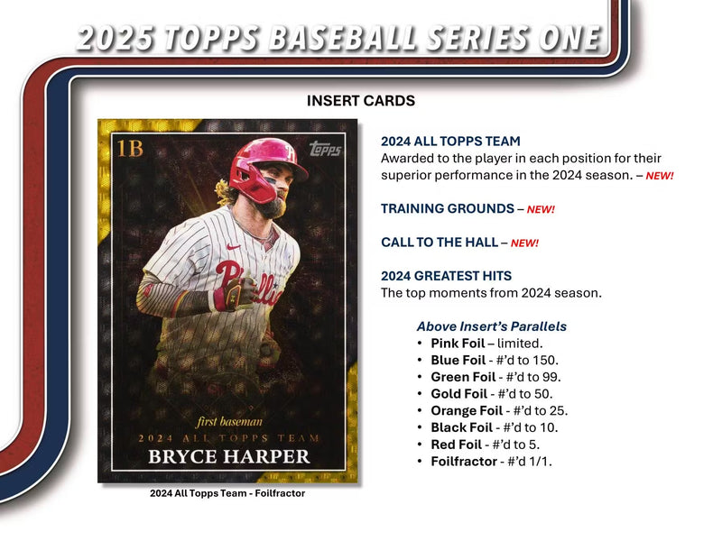 Topps 2025 Series One MLB Hanger Box