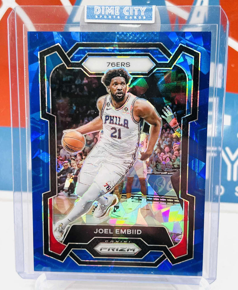 Panini Prizm 2023-24 Blue Cracked Ice #/125