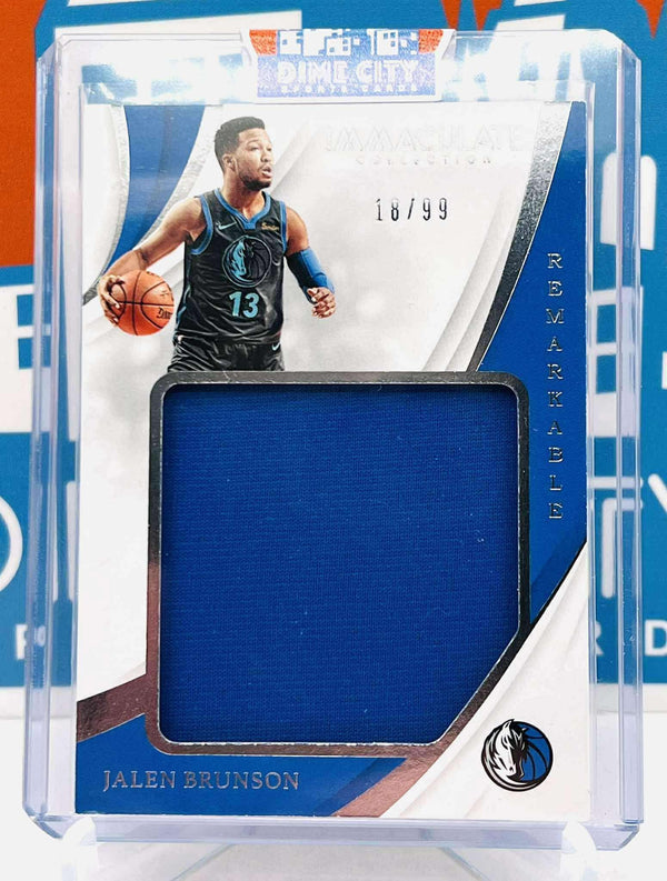 Panini Immaculate 2018-19 Remarkable Rookie Jerseys #/99