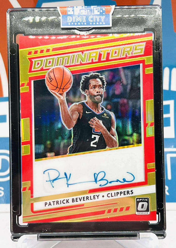 Panini Optic Dominators 2020-21 Gold #/10 Autograph