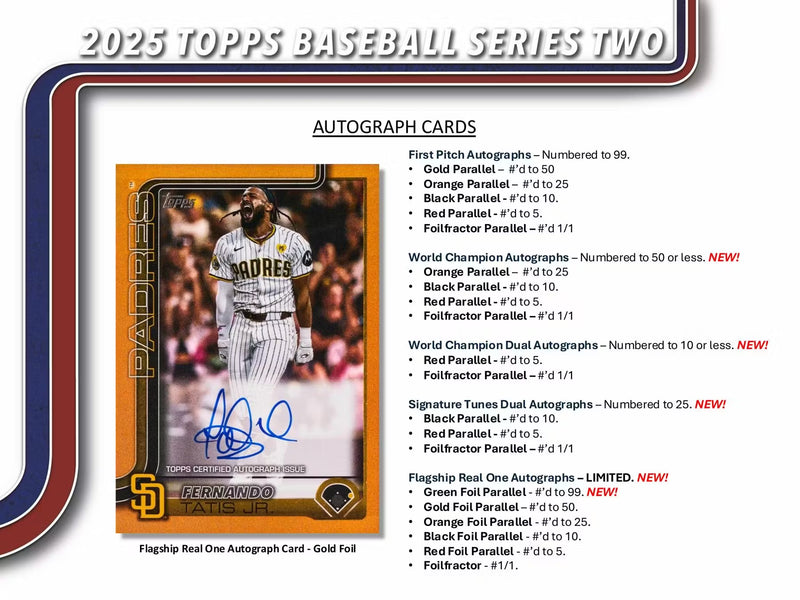 Topps MLB 2025 Series 2 Blaster Box