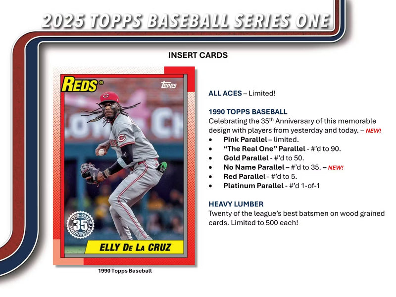Topps 2025 Series One MLB Hanger Box