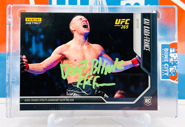 Panini Instant UFC 2021 "Don't Blink" Inscription Rookie Auto #1/1