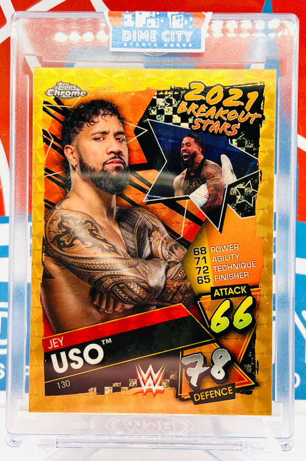 Topps Chrome WWE Slam Attax 2021 Breakout Stars Superfractor #1/1