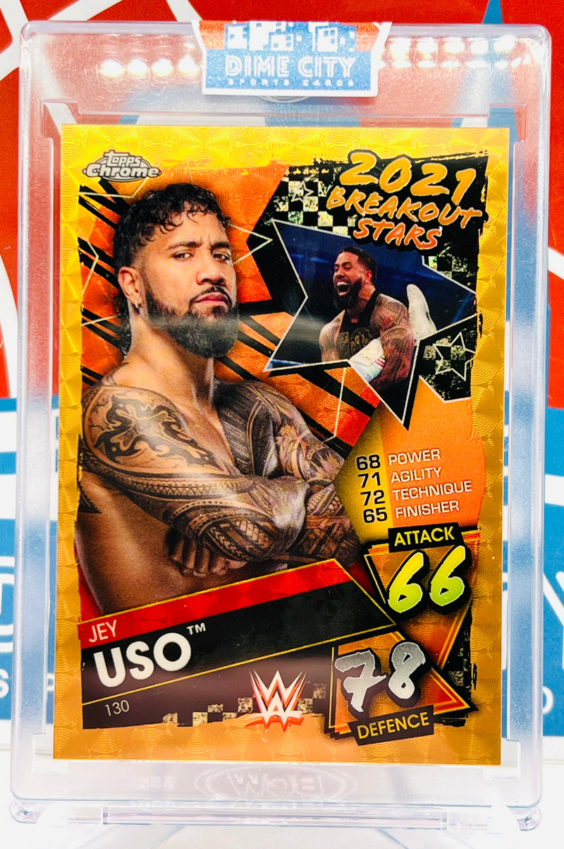 Topps Chrome WWE Slam Attax 2021 Breakout Stars Superfractor #1/1