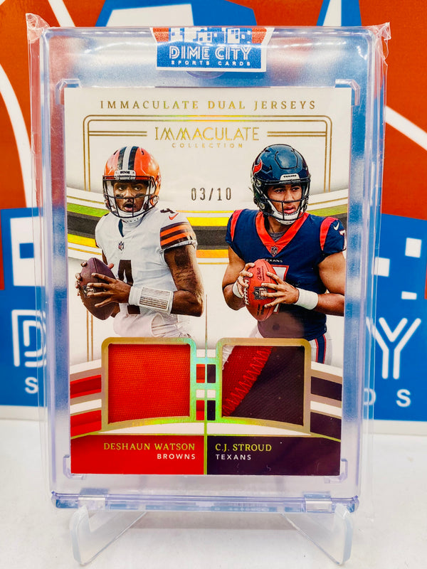 Panini Immaculate 2023 Dual Jerseys Gold #/10