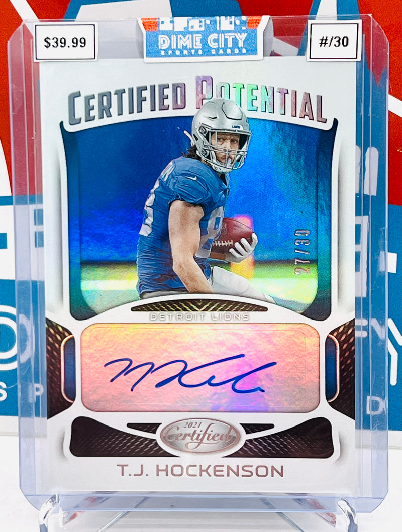 Panini Certified NFL 2021 Certified Potential Auto #/30