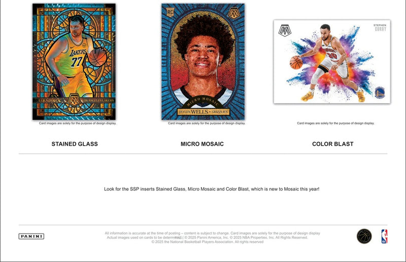 Panini Mosaic NBA 2024-25 Hobby International Box