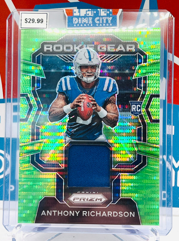 Panini Prizm NFL 2023 Rookie Gear Green Pulsar