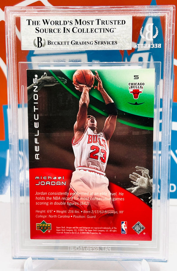 Upper Deck 2003-04 Triple Dimensions Reflections Emerald #/100 BGS 8