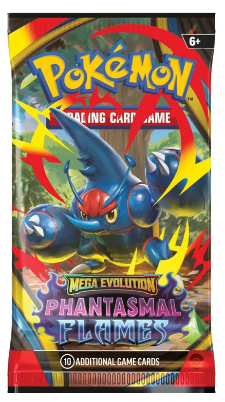 Pokemon TCG: Mega Evolutions - Phantasmal Flames - Booster Pack