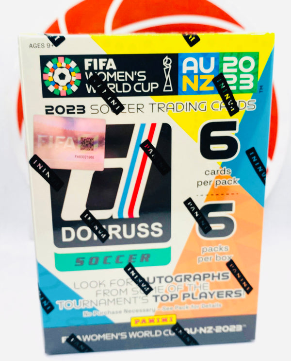 2023 Panini Donruss FIFA Women's World Cup Soccer Hobby Blaster Case