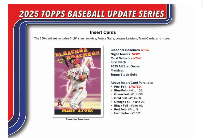 Topps Baseball 2025 Update Series Hobby Box