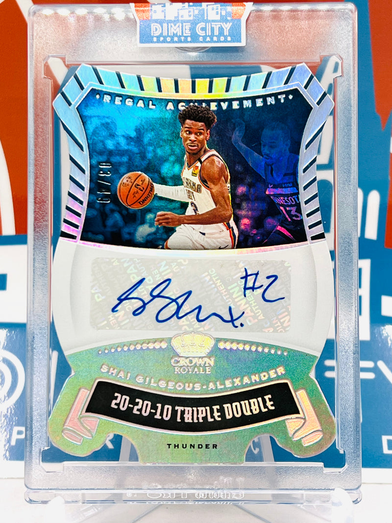 Panini Crown Royale 2020-21 Regal Achievements Autograph #/49