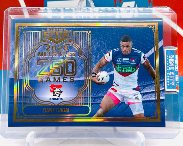 NRL Elite 2024 Milestones Insert Case Card #/39