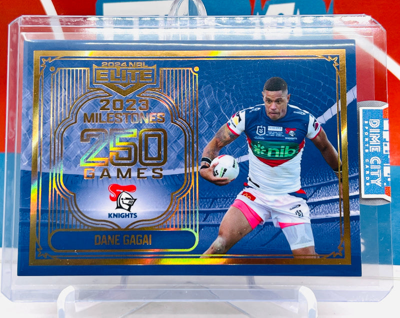 NRL Elite 2024 Milestones Insert Case Card #/39