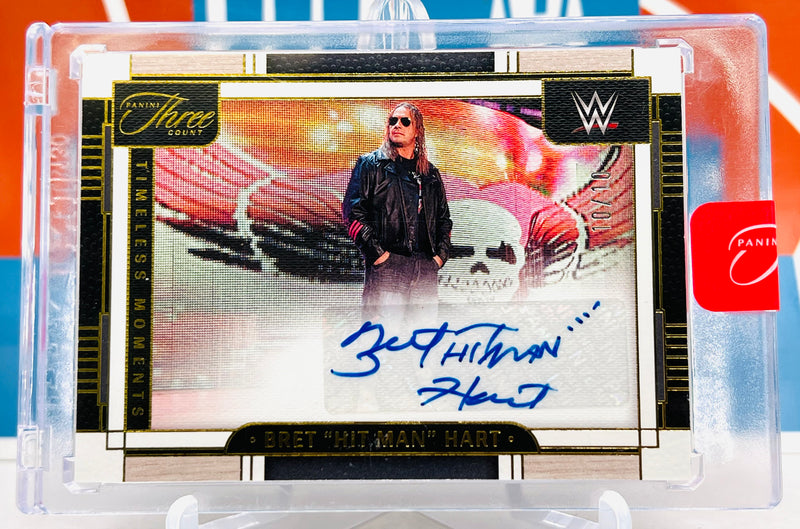 Panini Three Count WWE 2024 Timeless Moments Autograph #/10