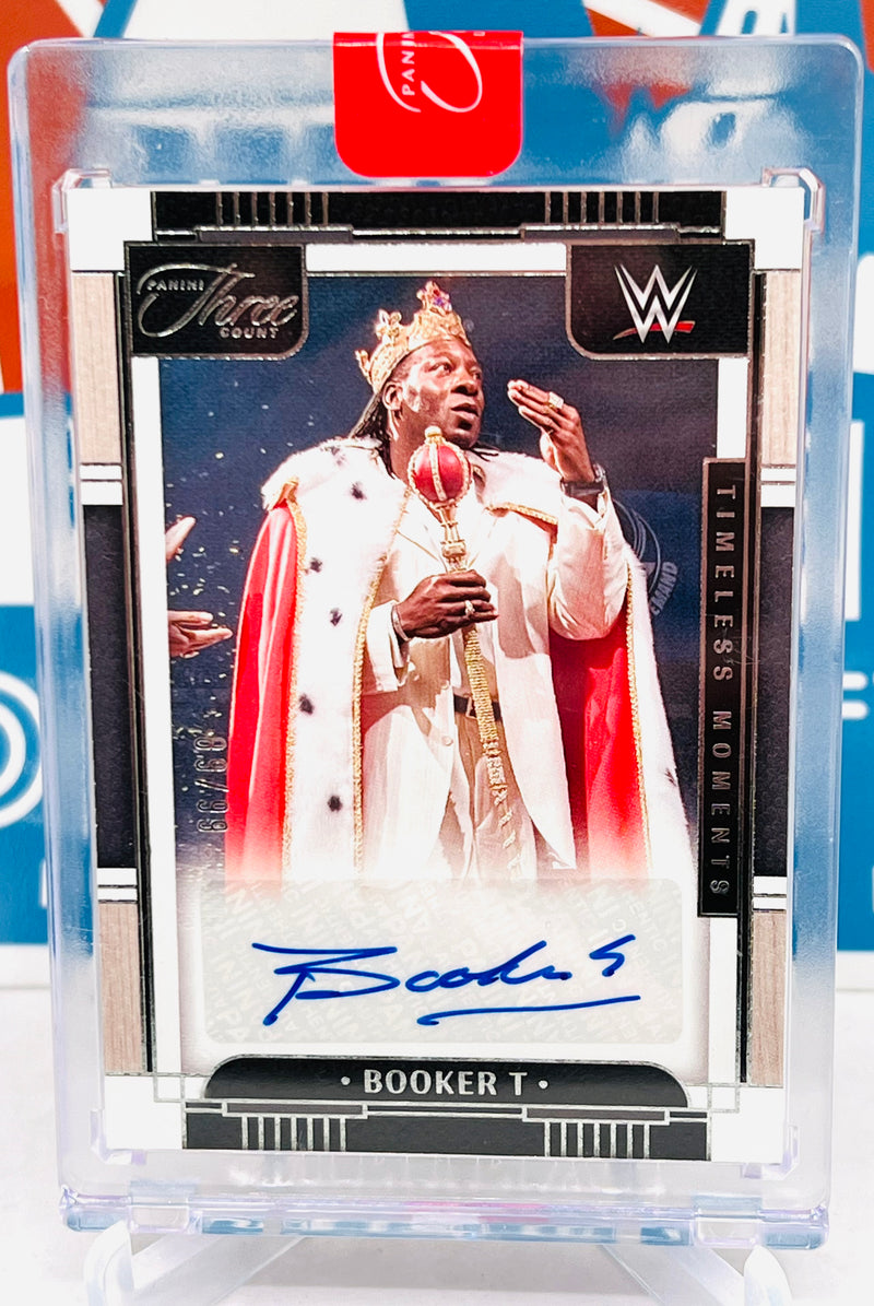 Panini Three Count WWE 2024 Timeless Moments Autograph #/99