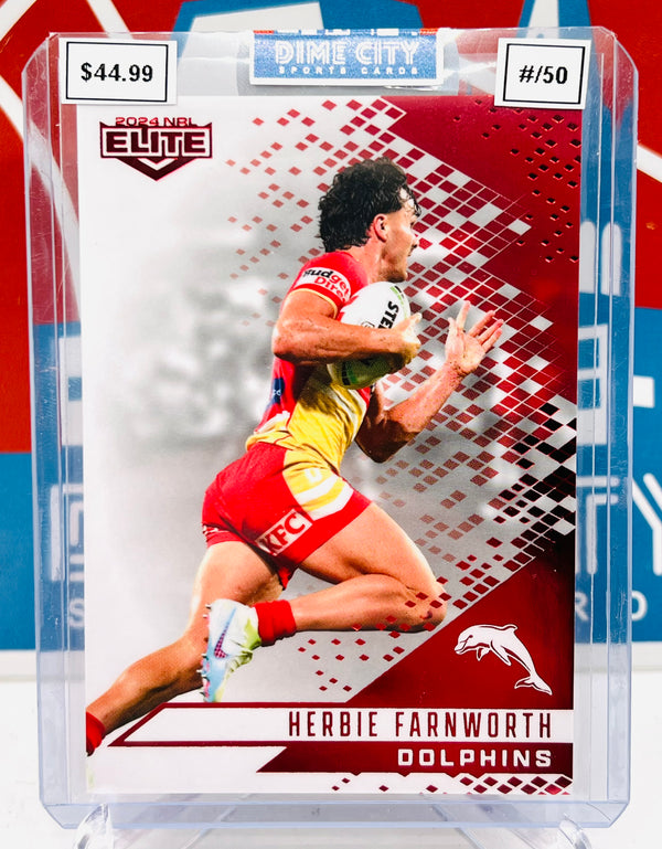 NRL 2024 Elite Ruby Parallel #/50