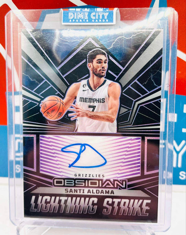 Panini Obsidian 2022-23 Lightning Strike Autograph #/75