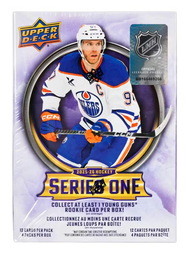 Upper Deck NHL 2025-26 Series 1 Hockey Blaster Box