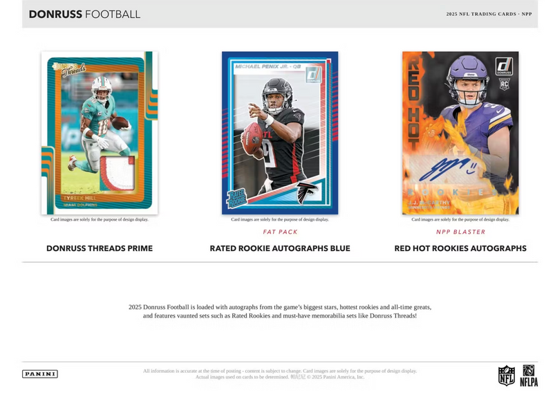 Panini Donruss NFL 2025 Blaster Box