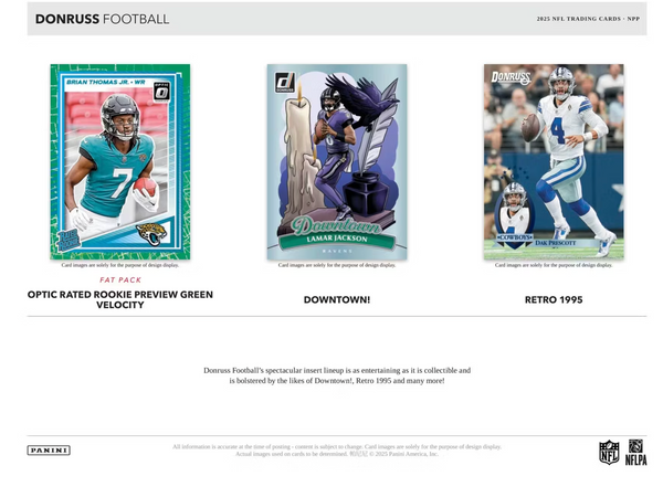 Panini Donruss NFL 2025 Blaster Box