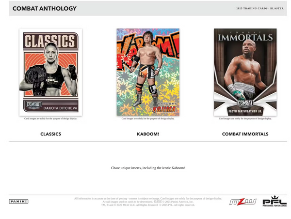 Panini Combat Anthology 2025 Blaster Box