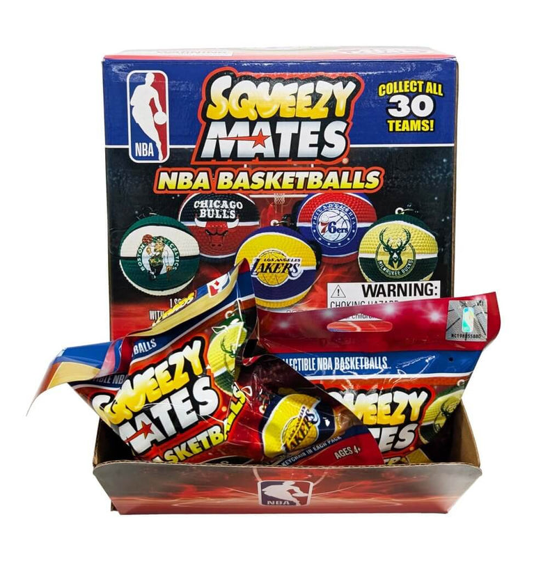 Squeezy Mates 2024 NBA 2.5” Squishy Team Basketball