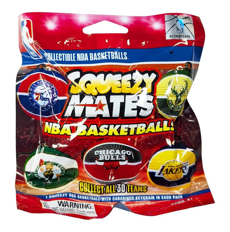 Squeezy Mates 2024 NBA 2.5” Squishy Team Basketball