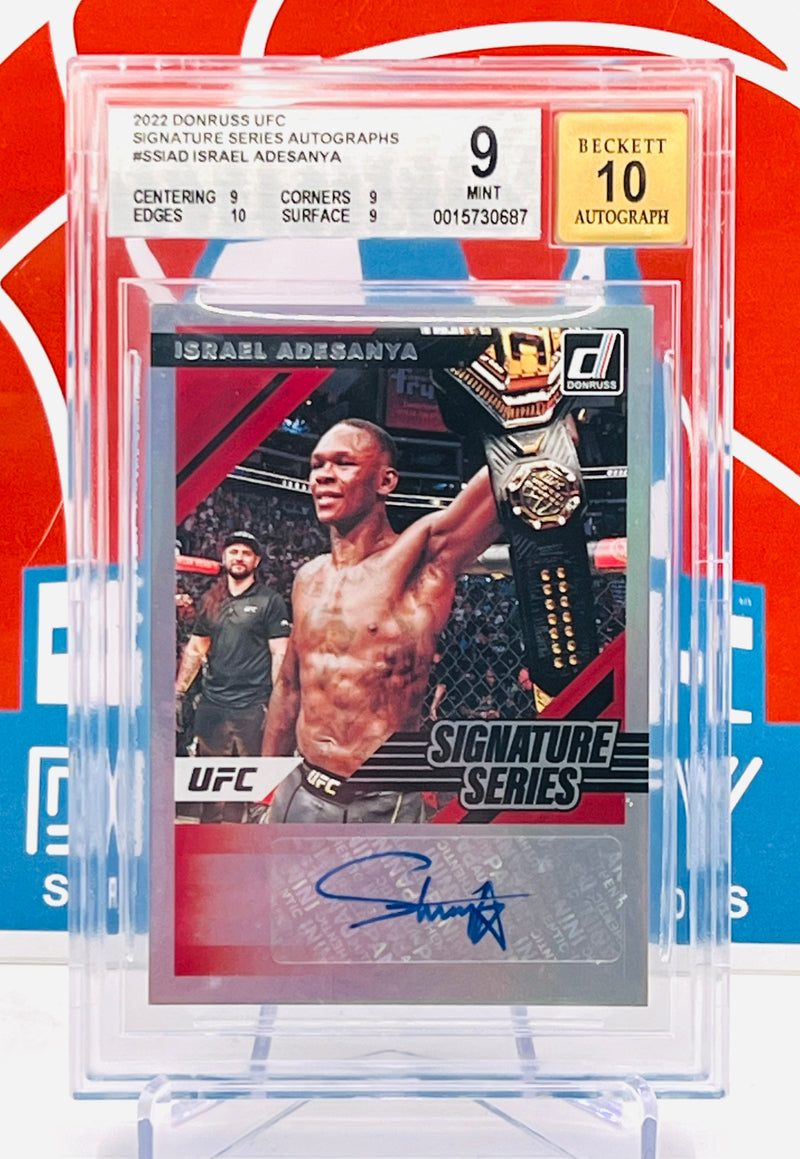 Panini Donruss UFC 2022 Signature Series Autographs BGS9 Auto10