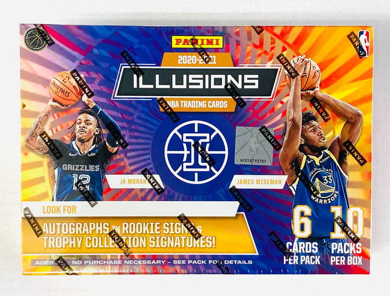 Panini NBA Illusions 2020-21 Mega Box (Sapphire & Yellow Parallels) Target Exclusive