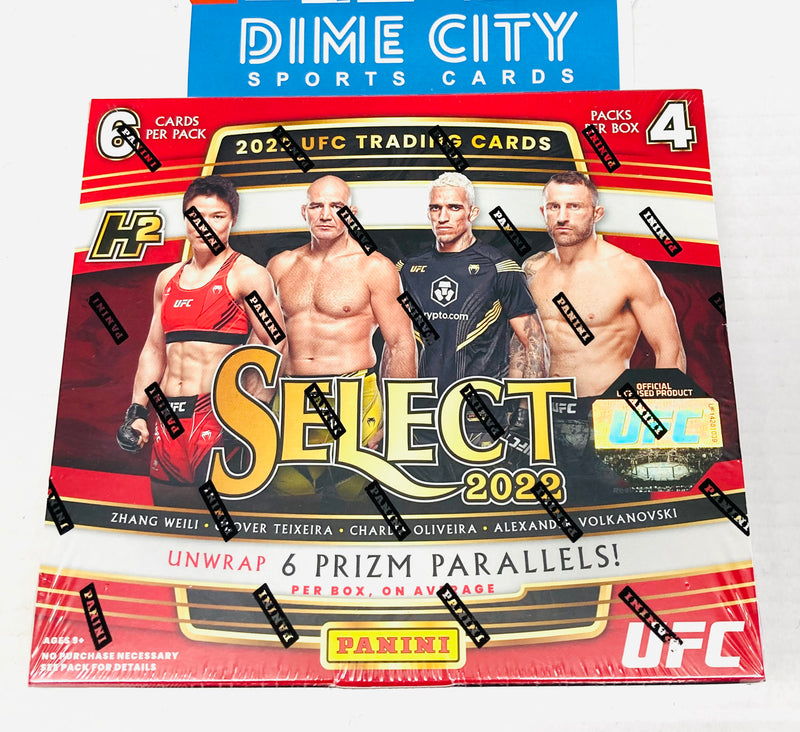 Panini UFC Select H2 2022 Hobby Hybrid Box Dime City Sports Cards