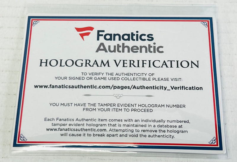 Fanatics Dual Autograph Authenticated Ball