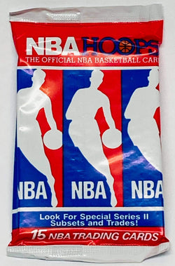 NBA Hoops 1990-91 Series 2 Pack (15 Cards)