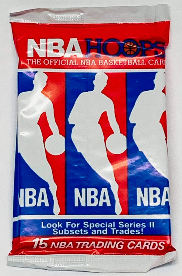 NBA Hoops 1990-91 Series 2 Pack (15 Cards)