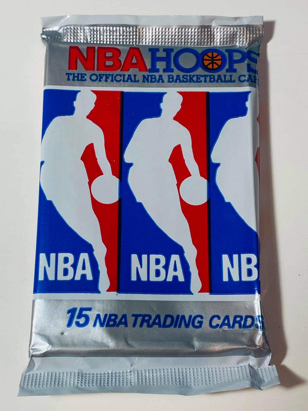 NBA Hoops 1990-91 Series 1 Pack (15 cards)