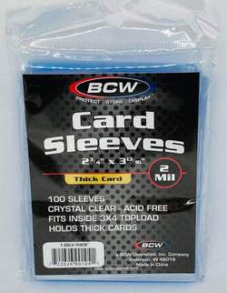 BCW (Thick) Card Sleeves (100 per Pack)