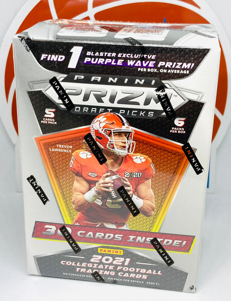 2021 Panini Prizm Draft Picks Football Blaster Box with (6) Packs