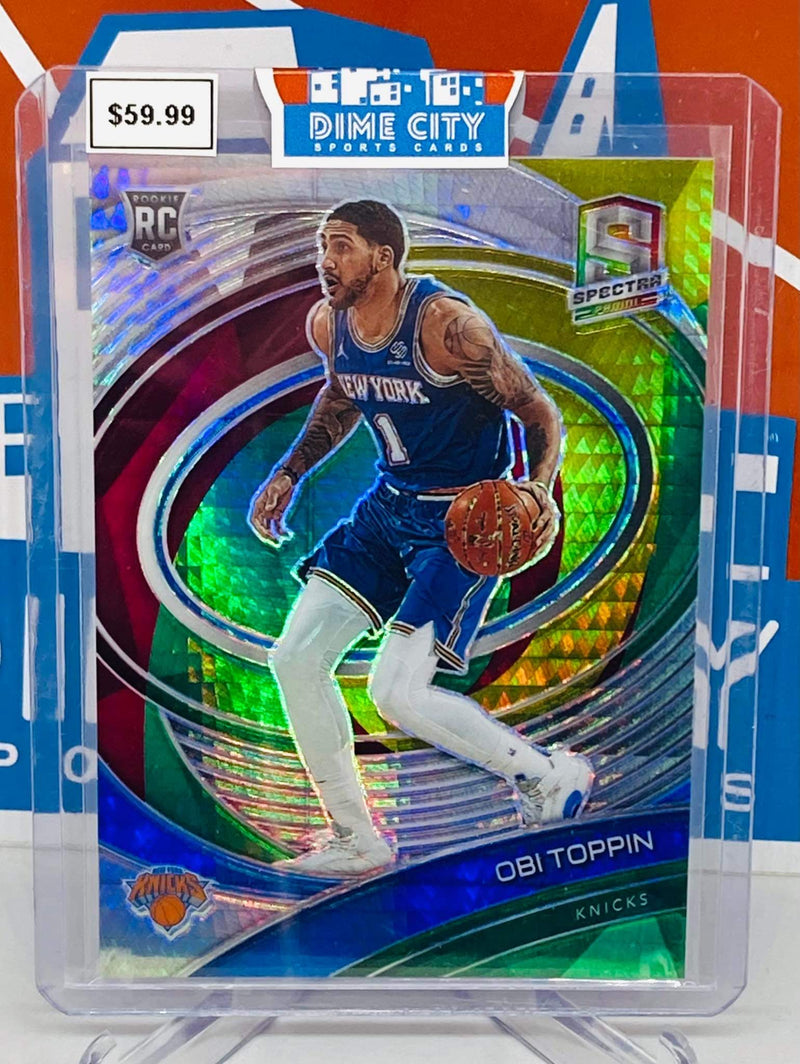 Panini Spectra 2020-21 Tri Colour Prizm Rookie #/75